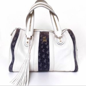 L.A.M.B. by Gwen Stefani Love Capri Satchel White